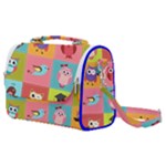 Owls Pattern, Abstract, Art, Desenho Satchel Shoulder Bag Owls Pattern, Abstract, Art, Desenho Satchel Shoulder Bag