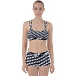 Stylish Coffee Cup Pattern Perfect Fit Gym Set