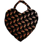 Regal Eagle Pattern Giant Heart Shaped Tote
