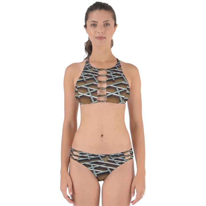 Expression Of Structure Perfectly Cut Out Bikini Set