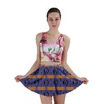 Bitcoin Logo Pattern Mini Skirt