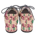 Retro 1880s Flowers Pattern 10 Pointed Oxford Shoes View4