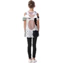 Geometric Design 12 Fold Over Open Sleeve Top View2