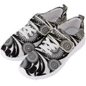 Modern Flowers Vector Seamless Pattern Men s Velcro Strap Shoes View2