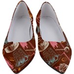 Sweet Food Seamless Pattern Women s Block Heels 