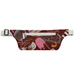 Sweet Food Seamless Pattern Active Waist Bag