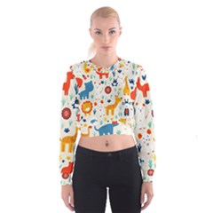 Pet Animal 03 Cropped Sweatshirt