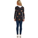 Minimalist Pattern With Simple Lines,flower And Shapes, Creating A Clean And Modern Long Sleeve Drawstring Hooded Top View4