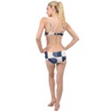 A Minimalist Pattern With Simple Lines And Shapes, Creating A Clean And Modern Aesthetic 04 Layered Top Bikini Set View2