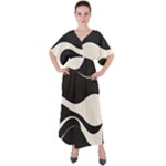 A Minimalist Pattern With Simple Lines And Shapes, Creating A Clean And Modern Aesthetic 06 V-Neck Boho Style Maxi Dress A Minimalist Pattern With Simple Lines And Shapes, Creating A Clean And Modern Aesthetic 06 V-Neck Boho Style Maxi Dress