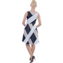 A Minimalist Pattern With Simple Lines And Shapes, Creating A Clean And Modern Aesthetic 07 Knee Length Skater Dress View2