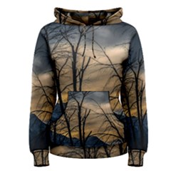 Tree Silhouette At Border Of Nahuel Haupi Lake, Rio Negro, Argentina Women s Pullover Hoodie