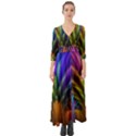 Abstract Colors - , Abstract Colors Button Up Boho Maxi Dress View1