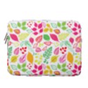 Leaves Pattern Seamless Texture 14  Vertical Laptop Sleeve Case With Pocket View1