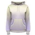 Cream Yellow To Pale Violet Linear Gradient Women s Pullover Hoodie View1