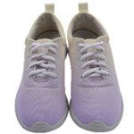 Cream Yellow To Pale Violet Linear Gradient Mens Athletic Shoes