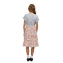 Boho Pattern Kids  Ruffle Flared Wrap Midi Skirt View4