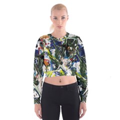 Snow In A City-1-1 Cropped Sweatshirt