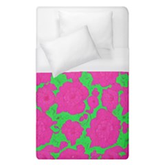 Mid Century Retro Floral 1970s 1960s Pattern 98 Duvet Cover (single Size)