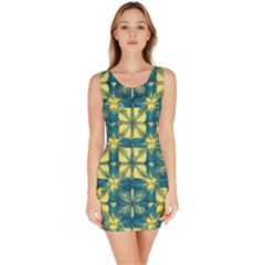 Royal Fractal Pattern 2 Bodycon Dress