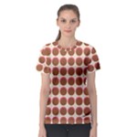 Retro 40s 50s Cupcake Pattern Women s Sport Mesh T-Shirt