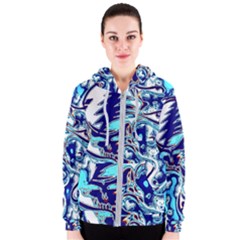 Trippy Dippy Bears Blue Dancing Greatful Dead Skull Steal Your Face Women s Zipper Hoodie