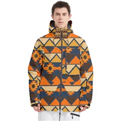 Aztec Mexico Inca Mayan Design Men s Multi Pockets Zip Ski And Snowboard Waterproof Breathable Jacket