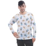 Bluey pattern Men s Pique Long Sleeve T-Shirt