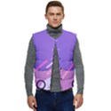 Colorful Labstract Wallpaper Theme Men s Button Up Puffer Vest	 View1
