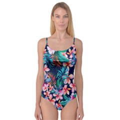 Hawaiian Flowers Hawaii Camisole Leotard 