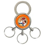 King Willem-Alexander 3-Ring Key Chain Front