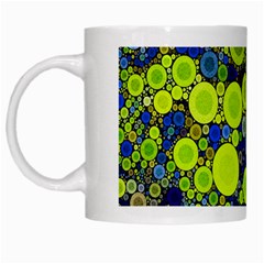 Polka Dot Retro Pattern White Coffee Mug