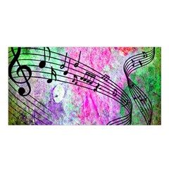 Abstract Music  Satin Shawl