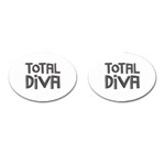 Total Diva  Cufflinks (Oval)