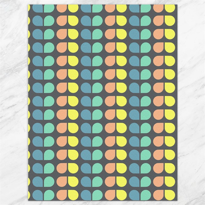 Colorful Leaf Pattern Canvas 36  x 48  