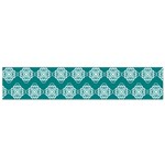 Abstract Knot Geometric Tile Pattern Flano Scarf (Small)  Back