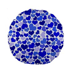 Heart 2014 0923 Standard 15  Premium Flano Round Cushions