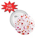 Heart 2014 0603 1.75  Buttons (100 pack) 