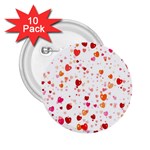 Heart 2014 0603 2.25  Buttons (10 pack) 