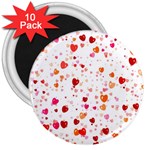 Heart 2014 0603 3  Magnets (10 pack) 