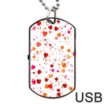 Heart 2014 0603 Dog Tag USB Flash (Two Sides) 