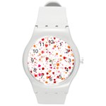 Heart 2014 0603 Round Plastic Sport Watch (M)