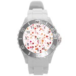 Heart 2014 0603 Round Plastic Sport Watch (L)