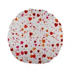 Heart 2014 0603 Standard 15  Premium Flano Round Cushions