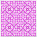 Retro Mirror Pattern Pink Canvas 12  x 12  