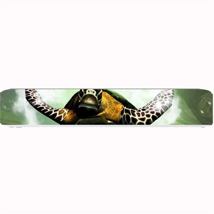 Wonderful Sea Turtle With Bubbles Small Bar Mats