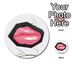 Troislips0002 Multi-purpose Cards (Round)  Back 34