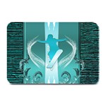 Snowboarder With Snowboard Plate Mats