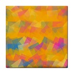 Fading squares Tile Coaster