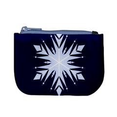 Snowflake Coin Change Purse